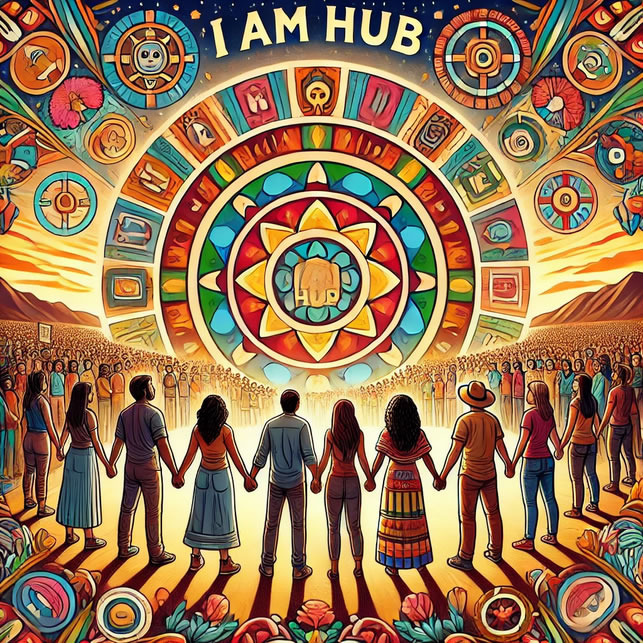 I Am Hub, Vision for the Future, Visual: Symbolic image of hope and unity